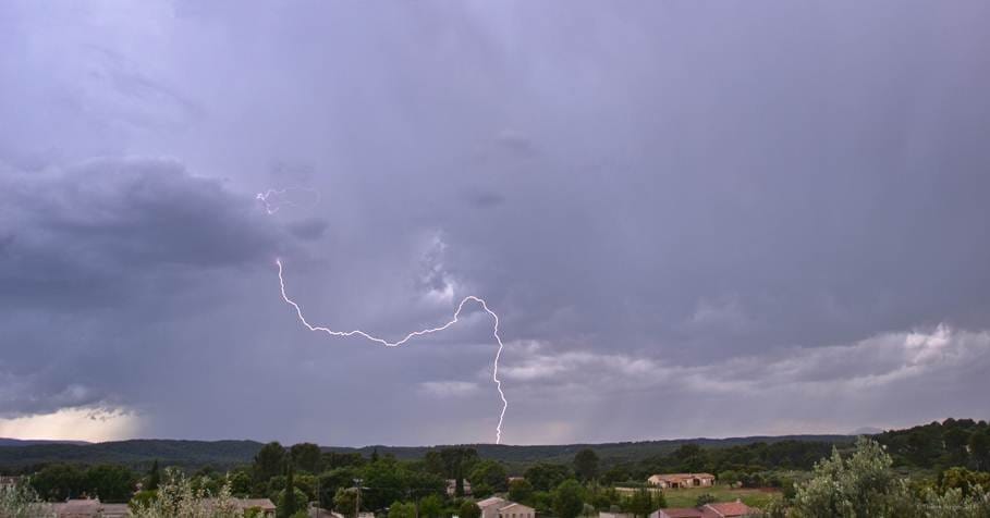 Orages dans le Var le 30 mai 2014. (c) Tristan BERGEN Orages dans le Var le 30 mai 2014. (c) Tristan BERGEN