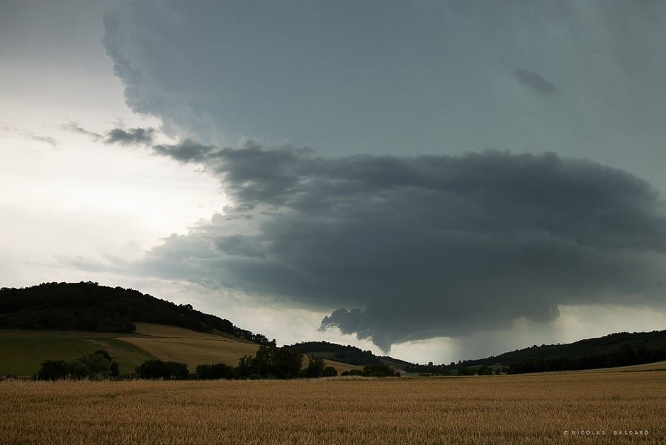 Supercellule entre Cantal et Haute-Loire le 22 juin - Nicolas GASCARD