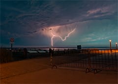 Spectacle kéraunique près d'Hourtin en Gironde le 18 juin