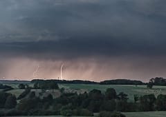 Reportage photo : orages aux abords des Vosges le 19 juin, par Laetitia Gibaud