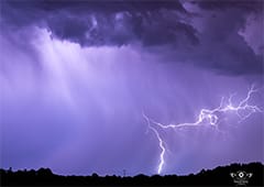 Orages et foudre en Saône-et-Loire le 26 juillet