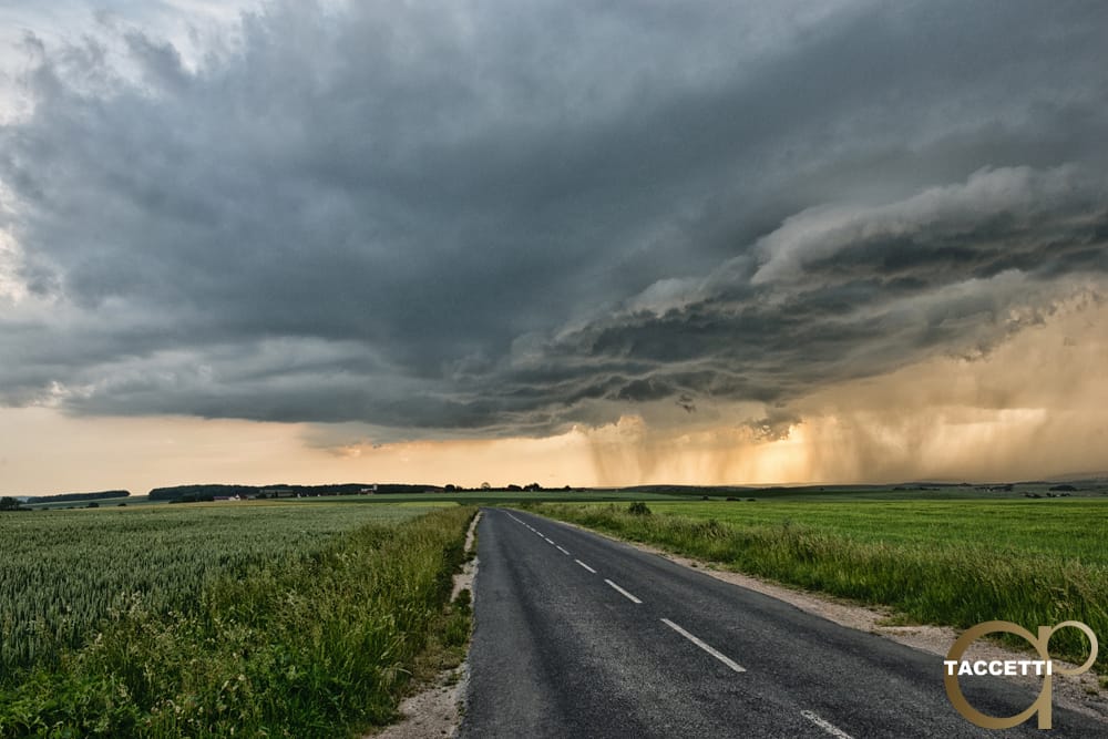 Ambiance orageuse en fin de journée du 29 mai en Champagne