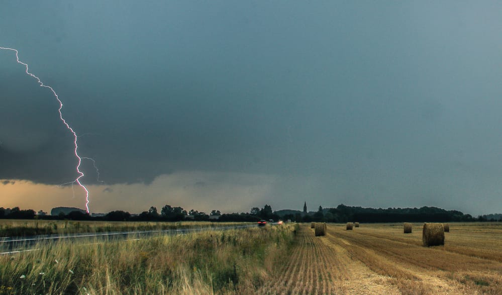 Orages et supercellule en Vendée et Pays de la Loire le 19 juillet
