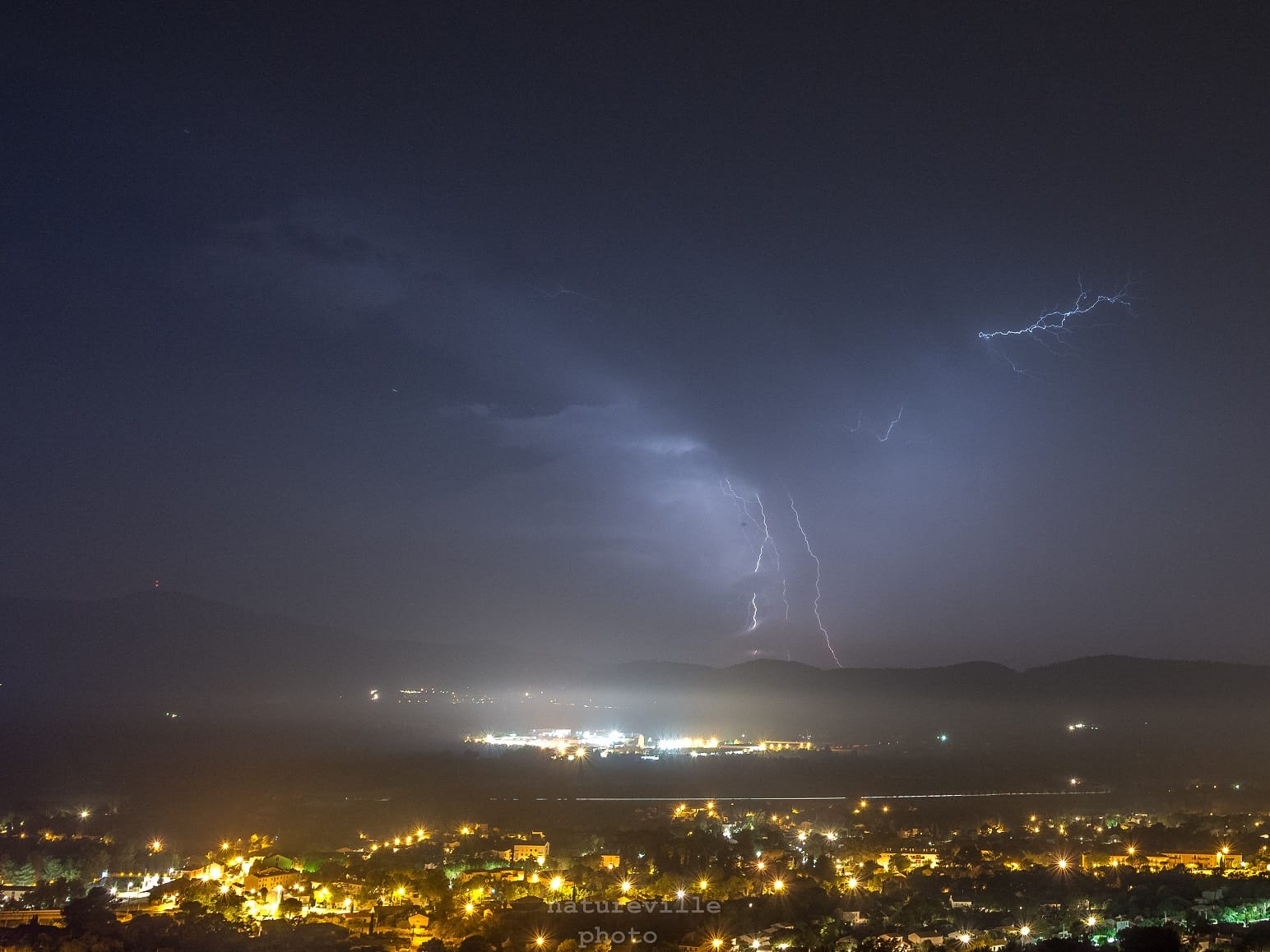 Orages nocturnes sur le Var le 28 juin