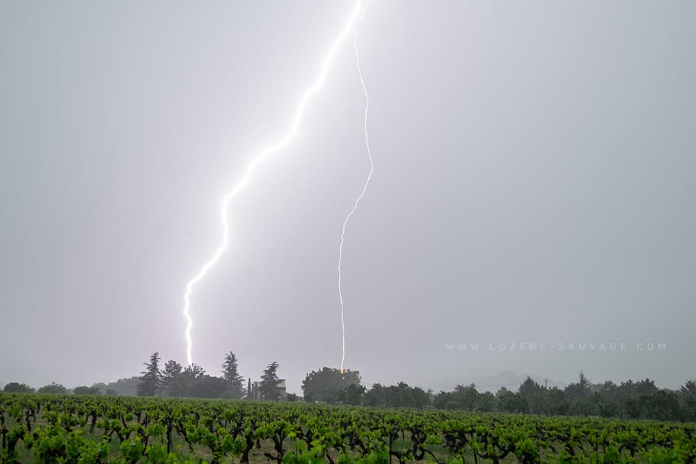 Orages dans le Lubéron le 7 mai