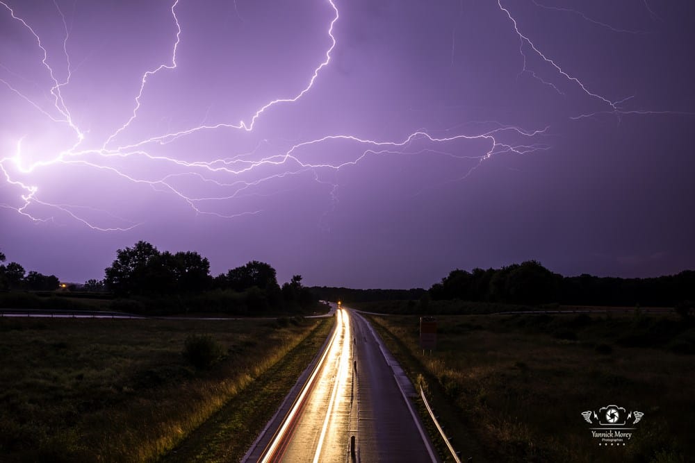 Orages entre Allier et Saône-et-Loire les 14 et 15 juin