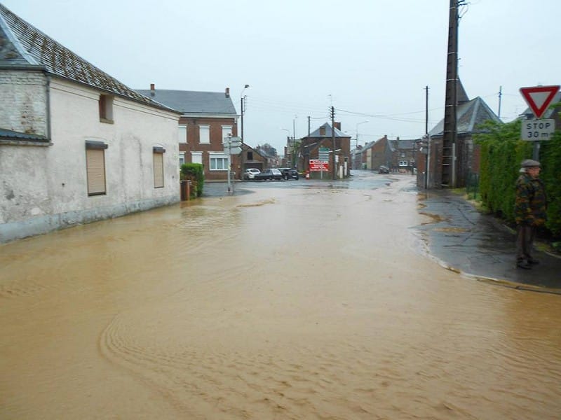 Inondations à Cousolre (crédit photo : Météo Nord - Pas de Calais) Inondations à Cousolre (crédit photo : Météo Nord - Pas de Calais)
