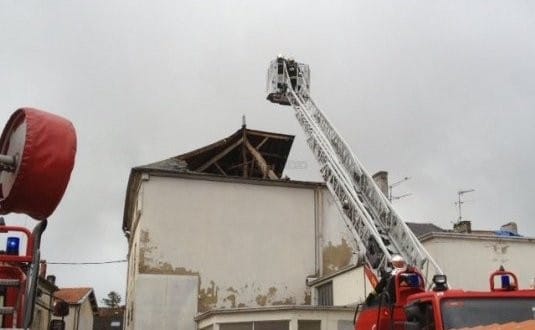 Dommages en Charente suite au passage d’un front froid instable. (c) La Charente Libre