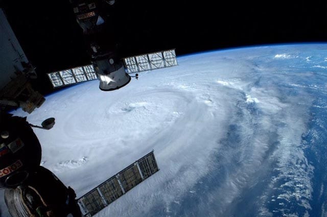 Le typhon Neoguri vu depuis l'espace