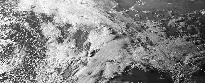 Image satellite canal visible du 19 mai 2014 à 20h00 locales. (c) Eumetsat