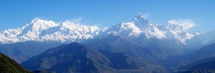La chaîne des Annapurnas. © EarthTrek La chaîne des Annapurnas. © EarthTrek