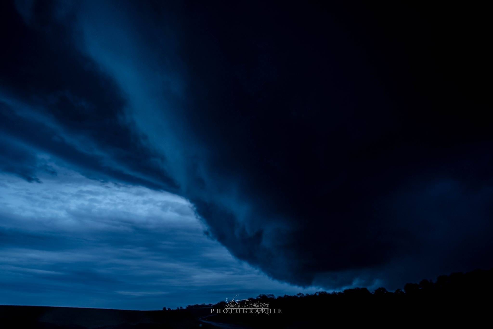 Supercellule dans les Ardennes, le soir du 4 mai 2015. © Steeve Domergue