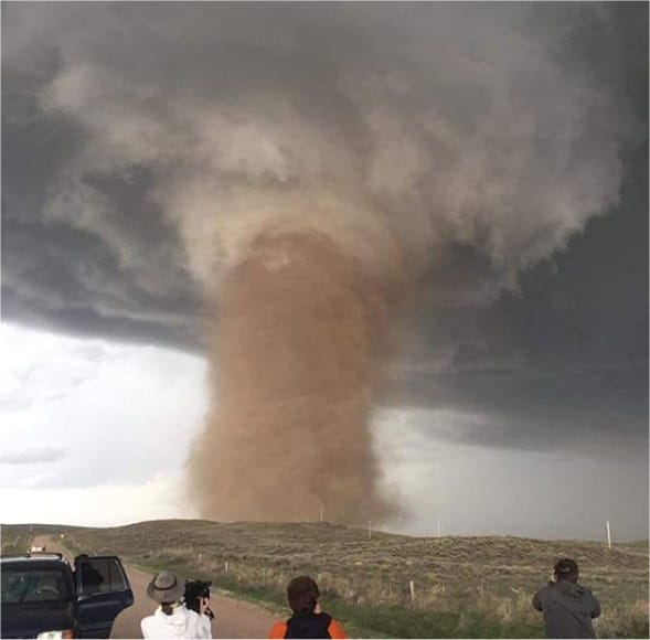 Tornade à Wray (Colorado) photographiée par Tempest Tour