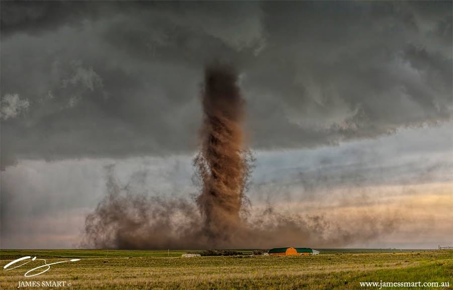 Tornade de Silma (Colorado) en 2015 photographiée par James Smart