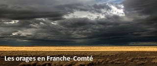 Climatologie des orages en Franche-Comté.