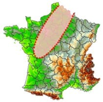 Violents orages de grêle et probable derecho du 13 juillet 1788.