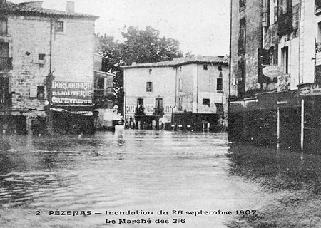Episode méditerranéen du 25 au 28 septembre 1907 dans le Midi de la France