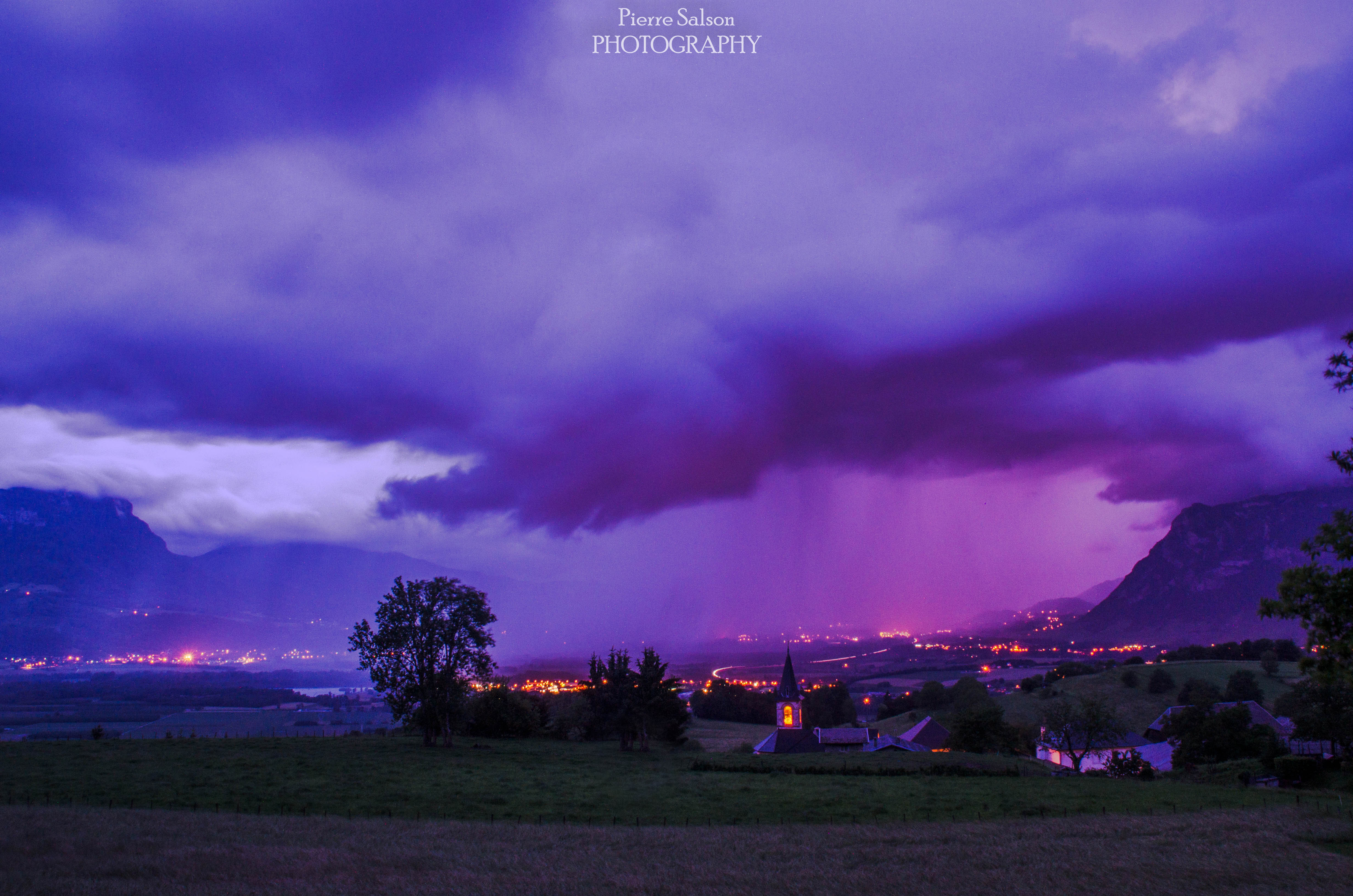 Bel orage au dessus de Montmélian (73) - 11/06/2018 21:50 - Pierre Salson