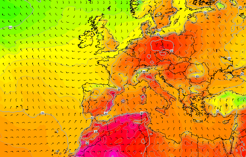 Modèle WRF-NMM 27 km Europe / Atlantique - KERAUNOS Modèle WRF-NMM 27 km Europe / Atlantique - KERAUNOS