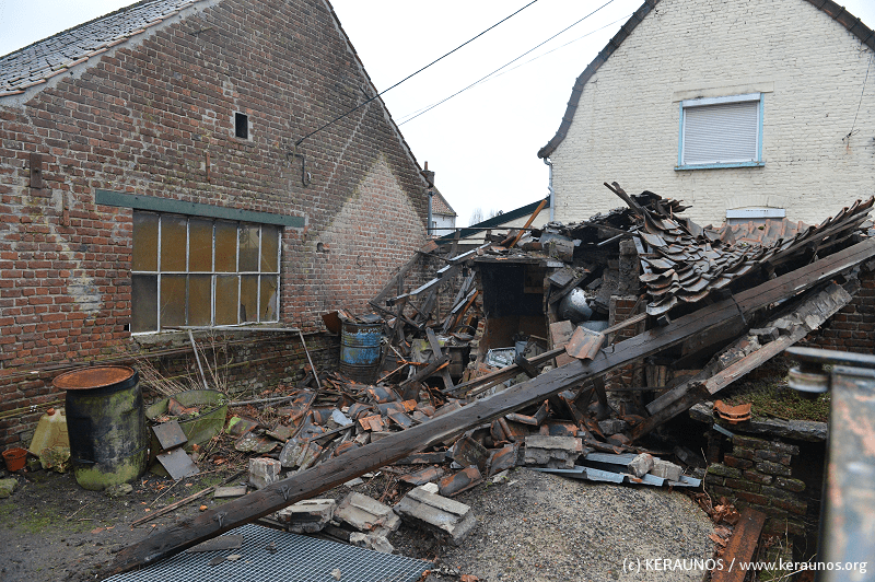 Dégâts consécutifs à la tornade EF0 d'Isbergues - (c) KERAUNOS