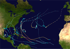 Bilan d'une saison cyclonique très active dans l'Atlantique