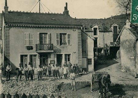 Grêle et coulée de boue à Verrey-sous-Salmaise (Côte-d'Or) le 20 mai 1910