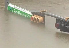 Plus de 1300 mm de pluie en 5 jours dans la région de Houston, inondations records au Texas