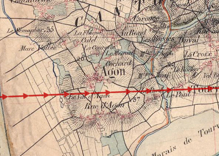 Tornade EF2 à Agon-Coutainville (Manche) le 12 septembre 1859