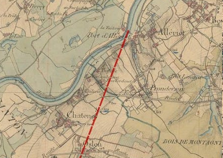 Tornade EF0 à Allériot (Saône-et-Loire) le 21 juillet 1864