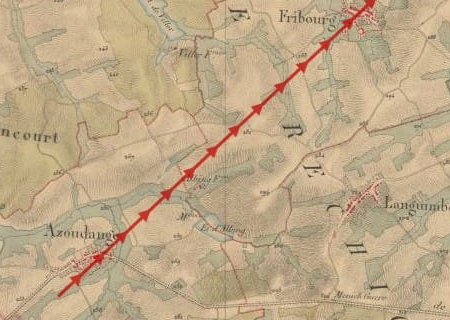 Tornade EF3 à Azoudange (Moselle) le 1er septembre 1857