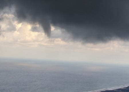 Une tornade observée en Corse le 16 mars dernier