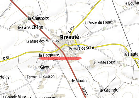 Tornade EF1 à Bréauté (Seine-Maritime) en juillet 1890