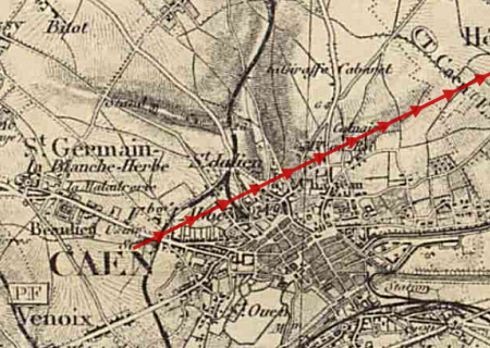 Tornade EF1 à Caen (Calvados) le 4 mars 1912