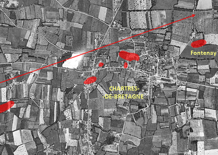 Tornade EF2 à Chartres-de-Bretagne (Ille-et-Vilaine) le 22 mars 1955