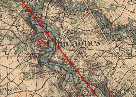Tornade EF1 à Chavagnes-en-Paillers (Vendée) en juillet 1864