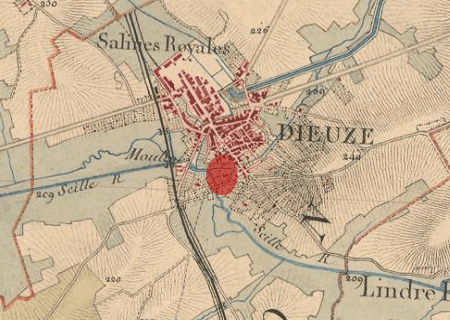 Tornade EF0 à Dieuze (Moselle) le 11 mai 1855