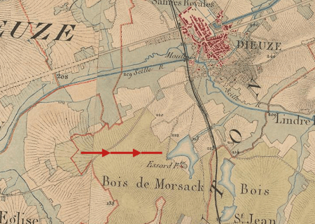 Tornade EF1 à Dieuze (Moselle) le 9 juin 1862