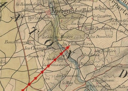 Tornade EF2 à Epeigné-les-Bois (Indre-et-Loire) le 18 juin 1863