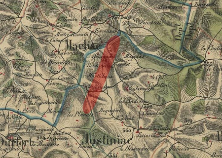 Tornade EF0 à Justiniac (Ariège) le 13 juin 1787