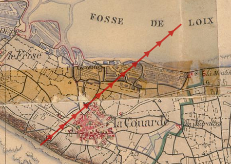 Tornade EF1 à la Couarde-sur-Mer (Charente-Maritime) le 21 août 1856