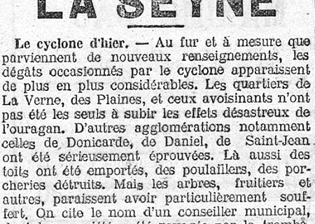 Tornade EF1 à la Seyne-sur-Mer (Var) le 24 septembre 1920