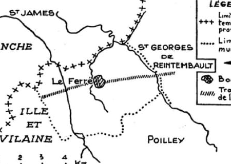 Tornade EF1 au Ferré (Ille-et-Vilaine) le 16 décembre 1955