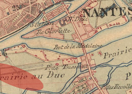 Tornade EF1 à Nantes (Loire-Atlantique) le 29 juillet 1864
