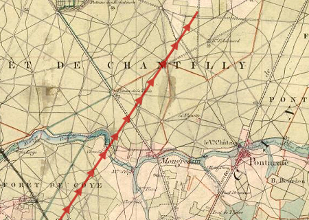 Tornade EF2 à Orry-la-Ville (Oise) le 23 août 1865