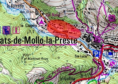 Tornade EF1 à Prats-de-Mollo-la-Preste (Pyrénées Orientales) le 31 janvier 2003