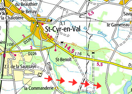 Tornade EF2 à Saint-Cyr-en-Val (Loiret) le 22 juin 1909