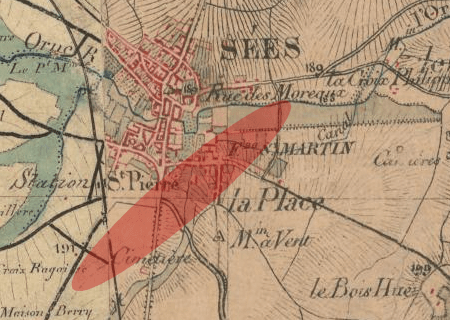 Tornade EF1 à Sées (Orne) le 9 octobre 1854