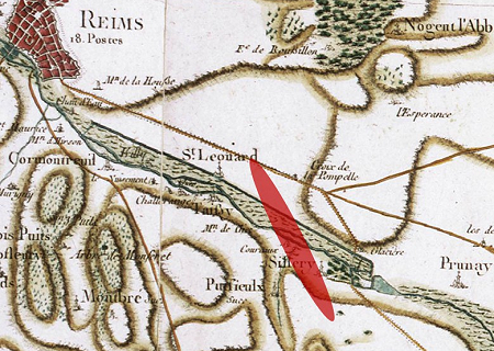 Tornade EF1 à Sillery (Marne) le 10 août 1680