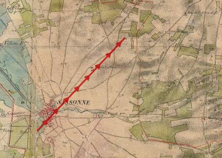 Tornade EF2 à Sissonne (Aisne) le 23 août 1865