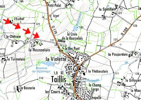 Tornade EF1 à Taillis (Ille-et-Vilaine) le 14 octobre 1932